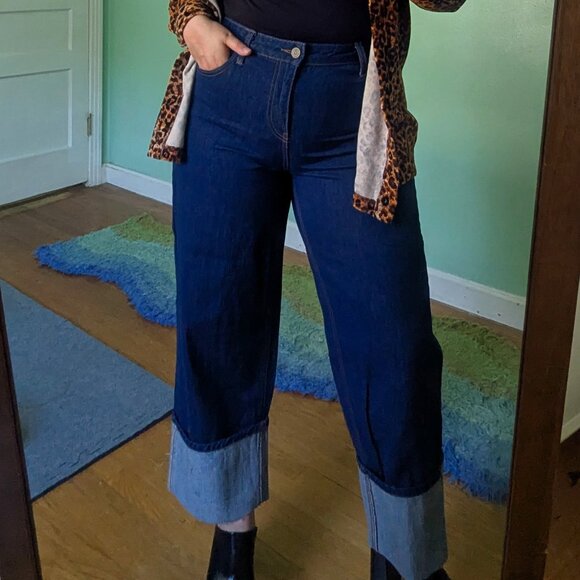 NWOT Kate Spade x Target Cuffed Jeans - Picture 1 of 5